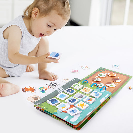 📚LIBRO DE APRENDIZAJE👶MONTESSORI BUSY BOOK